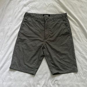 CSG mens gray shorts